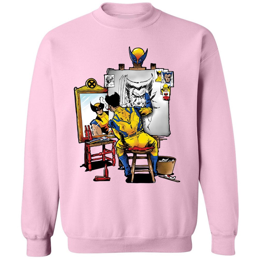 Classic Unisex Sweatshirt - 8WF791JR - Light Pink - 3