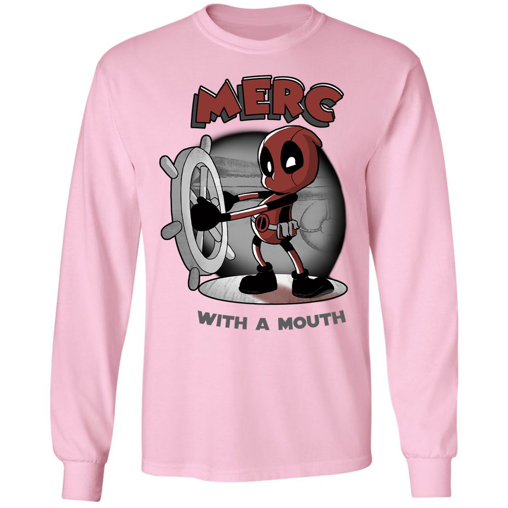 Long Sleeve T-Shirt - B3PL9ZPB - Light Pink - 3