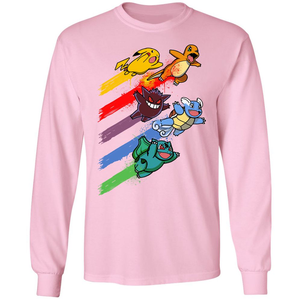 Long Sleeve T-Shirt - KMN5JGQ4 - Light Pink - 3