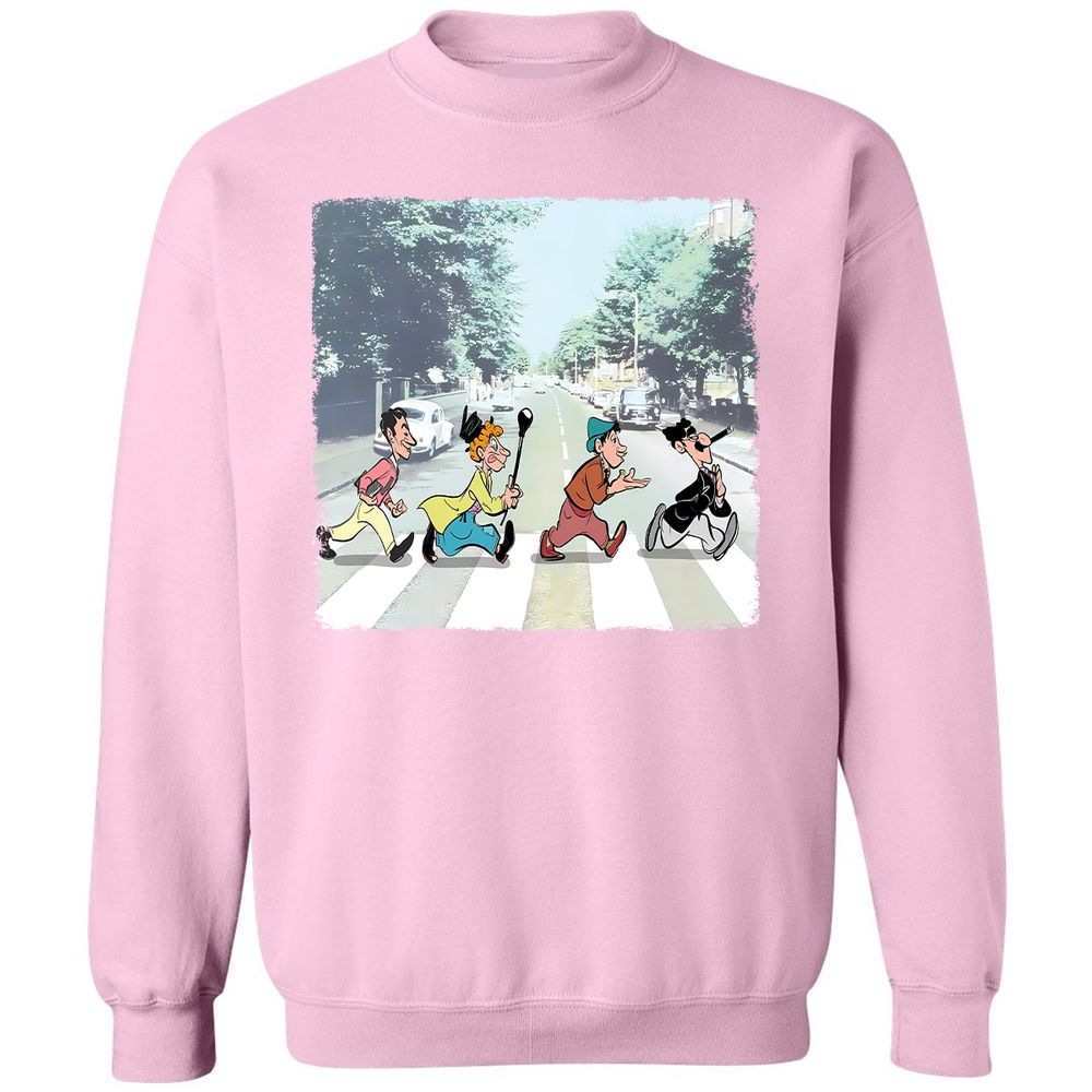 Classic Unisex Sweatshirt - T97VWCQU - Light Pink - 3
