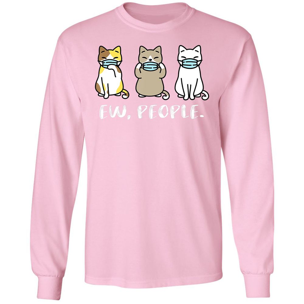 Long Sleeve T-Shirt - KJV4AAMV - Light Pink - 3