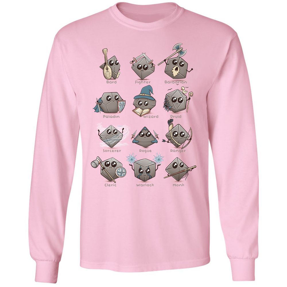 Long Sleeve T-Shirt - EZEQNUFY - Light Pink - 3