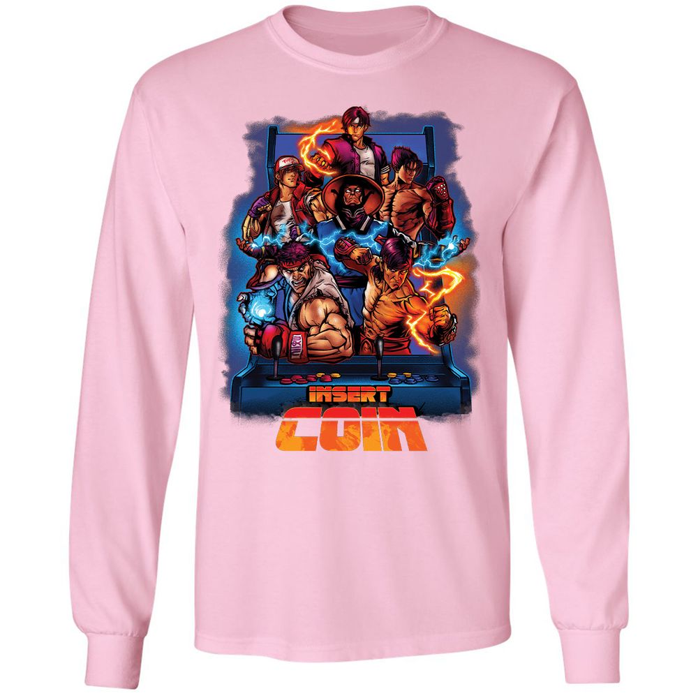 Long Sleeve T-Shirt - VGNV2YCW - Light Pink - 3