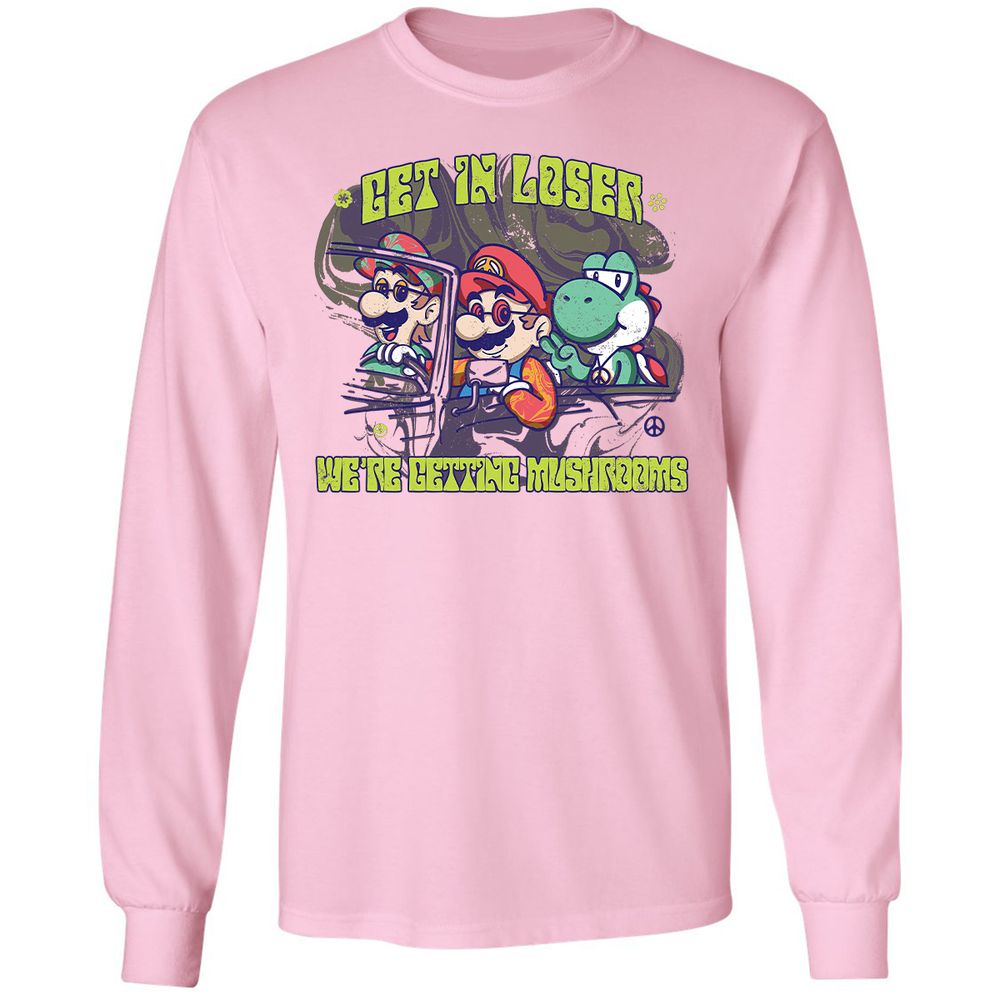Long Sleeve T-Shirt - UFWDYBMD - Light Pink - 3