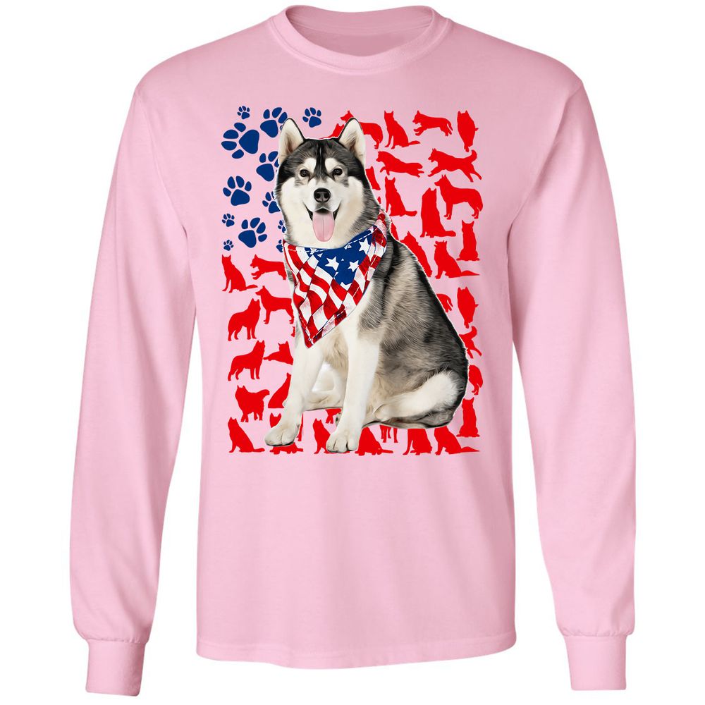 Long Sleeve T-Shirt - GG1JBGYU - Light Pink - 3