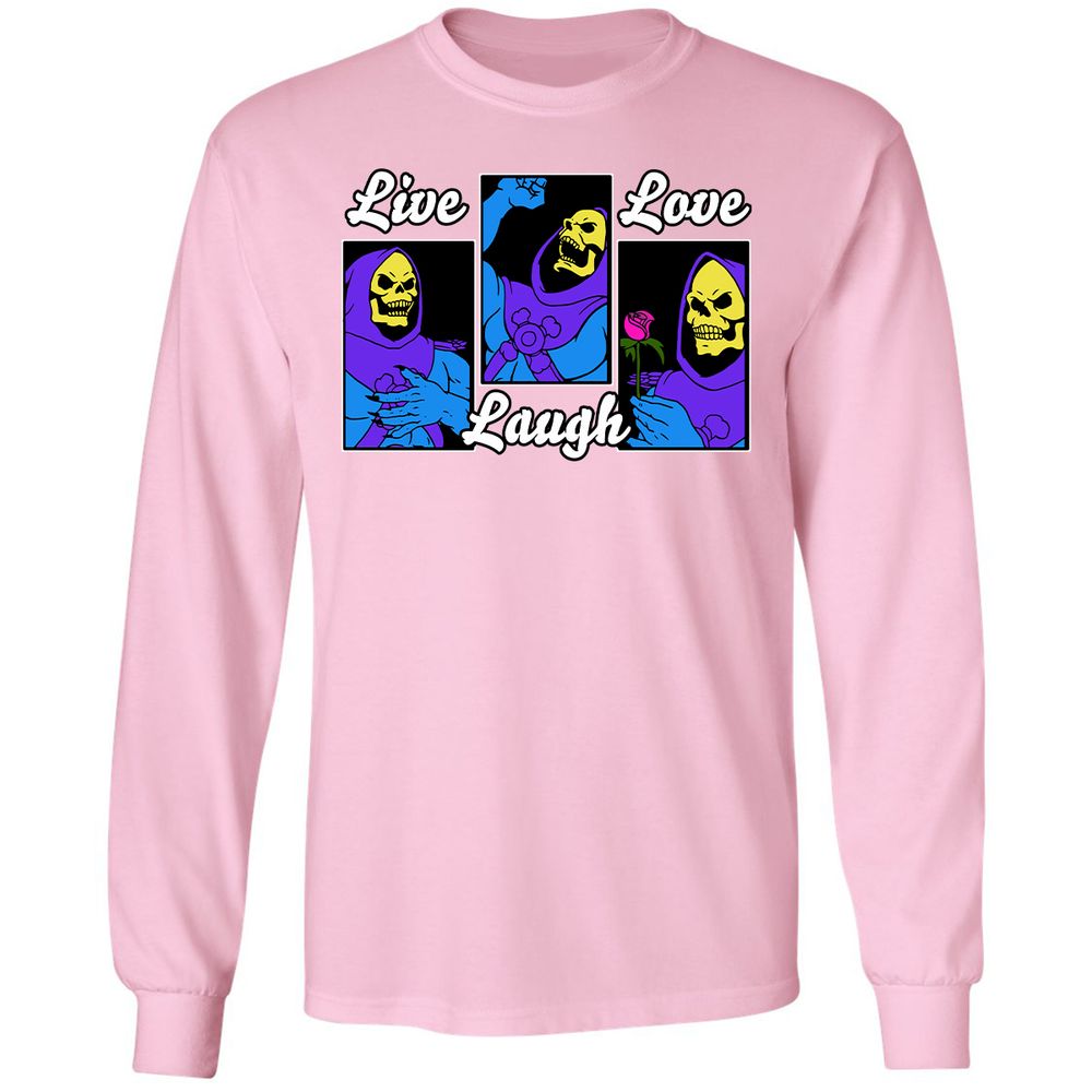 Long Sleeve T-Shirt - QT656U3Q - Light Pink - 3