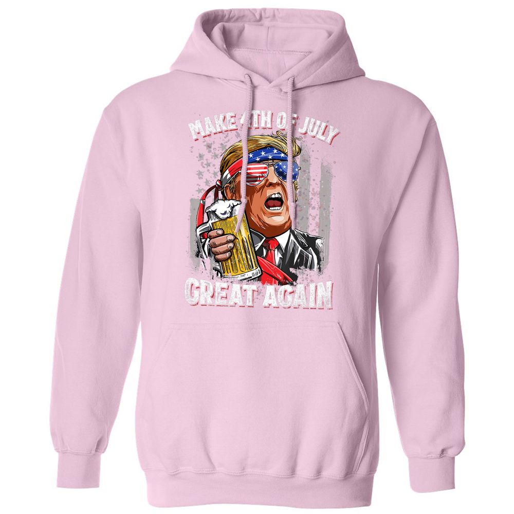 Classic Unisex Hoodie - WEX9LYDA - Light Pink - 3