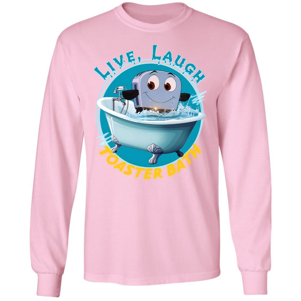 Long Sleeve T-Shirt - QERGG2KV - Light Pink - 3