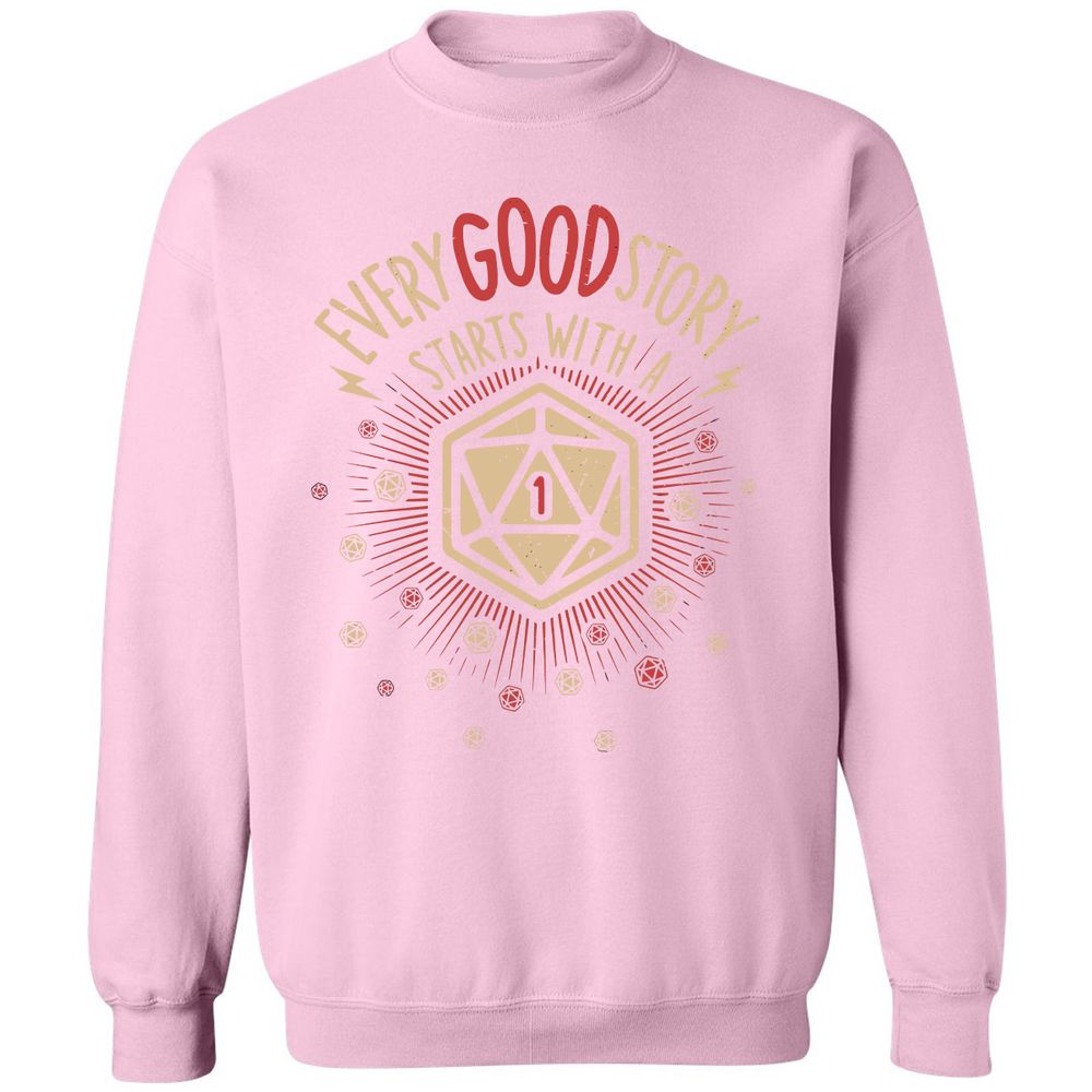 Classic Unisex Sweatshirt - Y3ZKE86D - Light Pink - 3