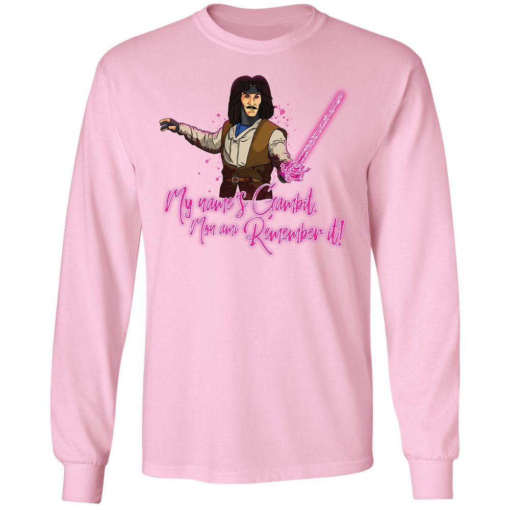 Long Sleeve T-Shirt - BQG8E9MS - Light Pink - 3