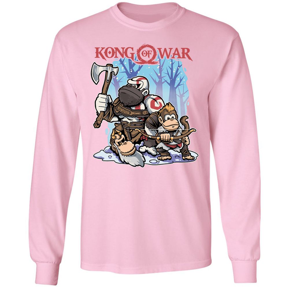 Long Sleeve T-Shirt - HT3FHPSQ - Light Pink - 3