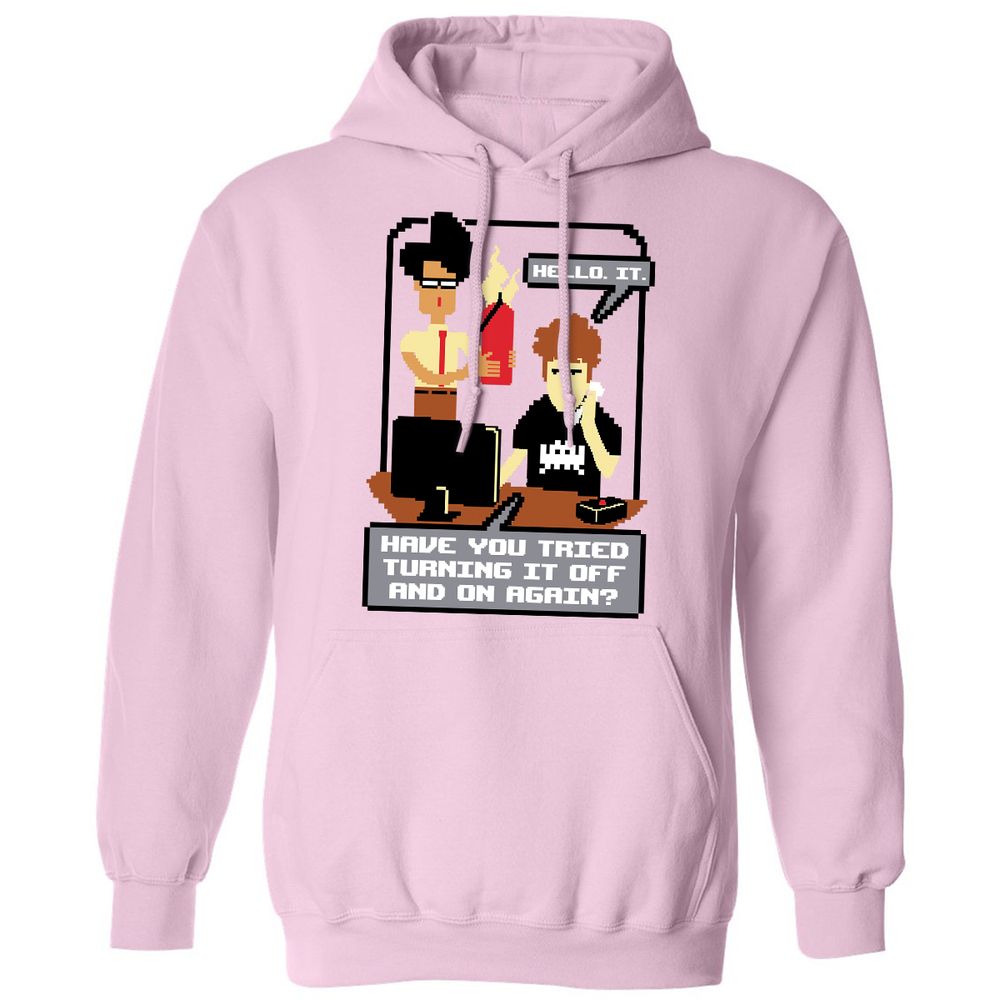 Classic Unisex Hoodie - 65CW2TKZ - Light Pink - 3