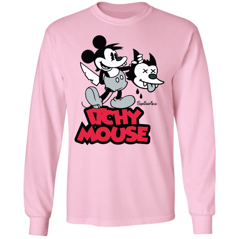 Long Sleeve T-Shirt - SEZ6XQBT - Light Pink - 3