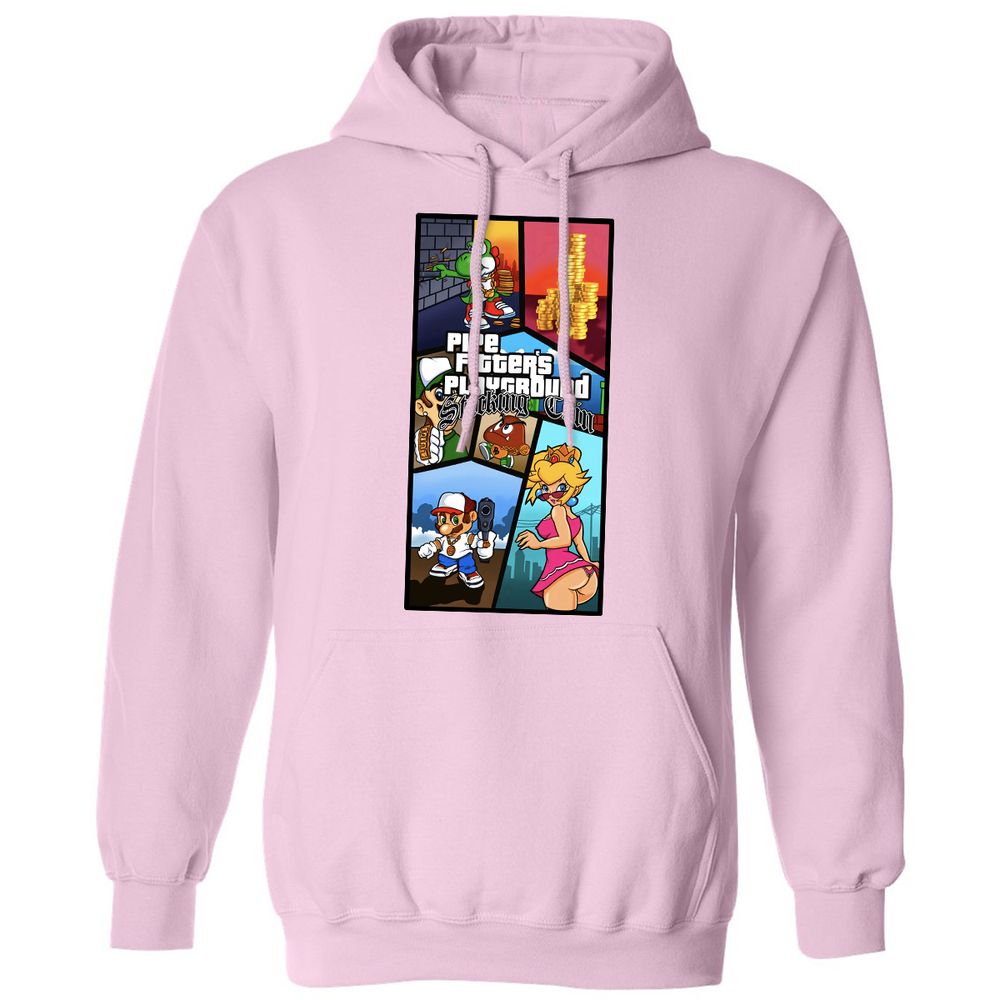 Classic Unisex Hoodie - D4B5SNZR - Light Pink - 3