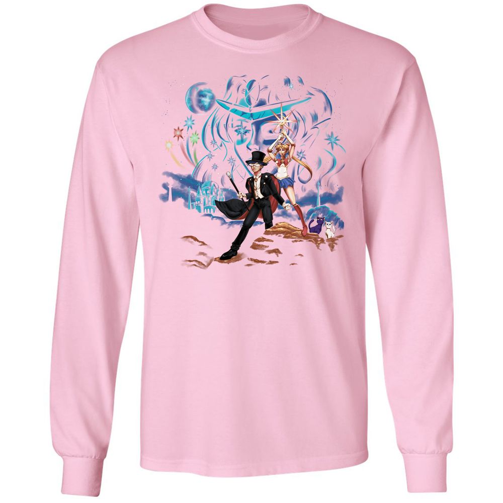 Long Sleeve T-Shirt - CRV834QB - Light Pink - 3