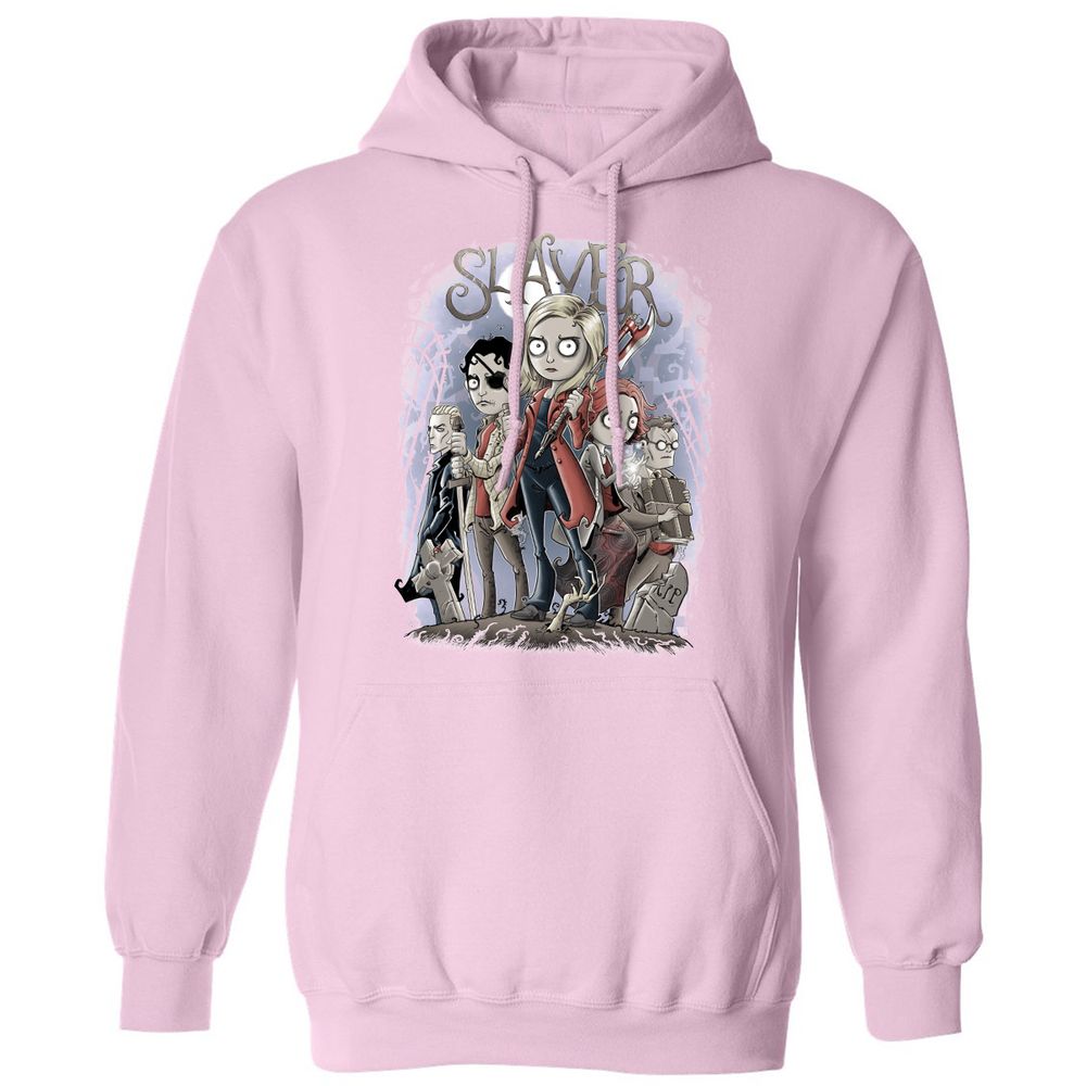 Classic Unisex Hoodie - XU9UJP65 - Light Pink - 3