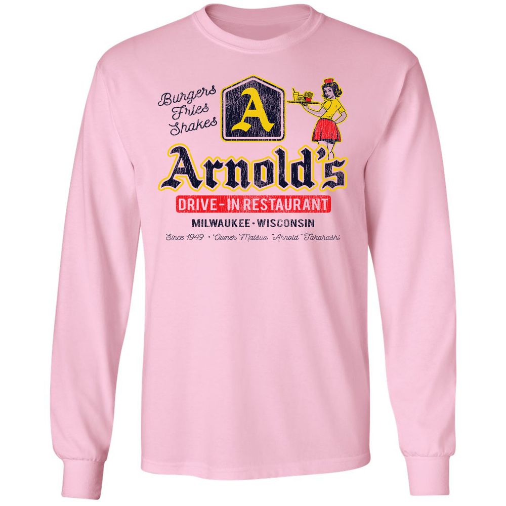 Long Sleeve T-Shirt - 8ZJKCQMQ - Light Pink - 3