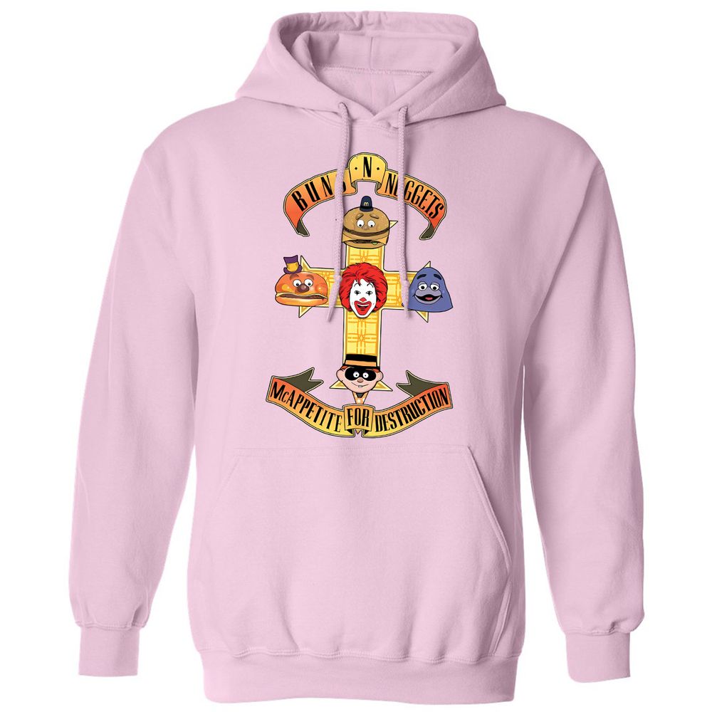 Classic Unisex Hoodie - J8H7XKNF - Light Pink - 3