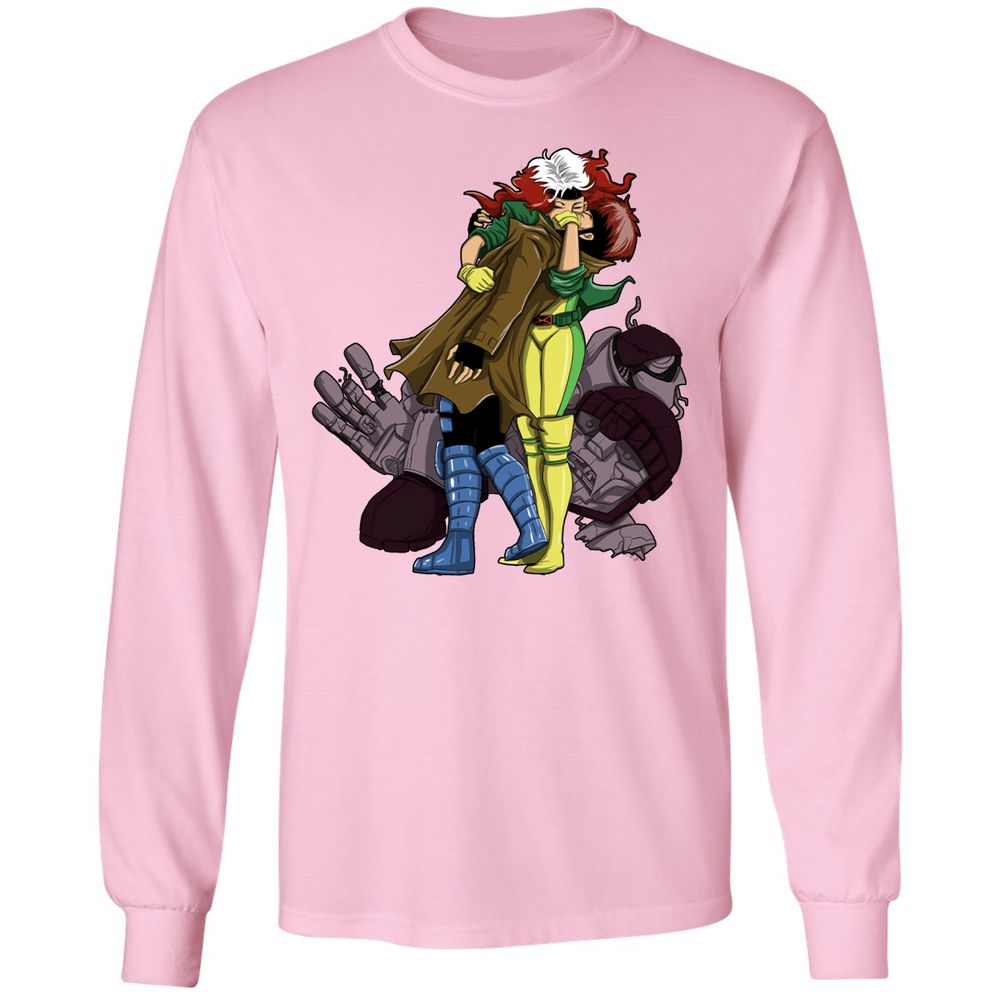 Long Sleeve T-Shirt - 9S96WZNQ - Light Pink - 3