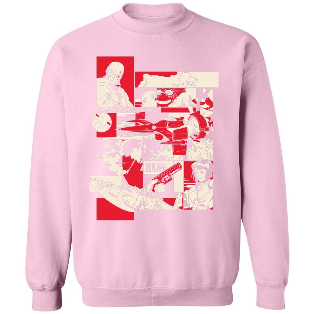 Classic Unisex Sweatshirt - TTPSAG4F - Light Pink - 3