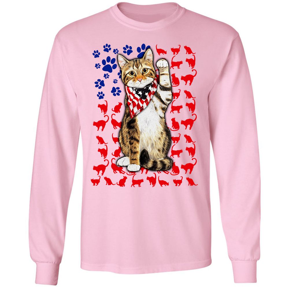 Long Sleeve T-Shirt - H71REQGH - Light Pink - 3