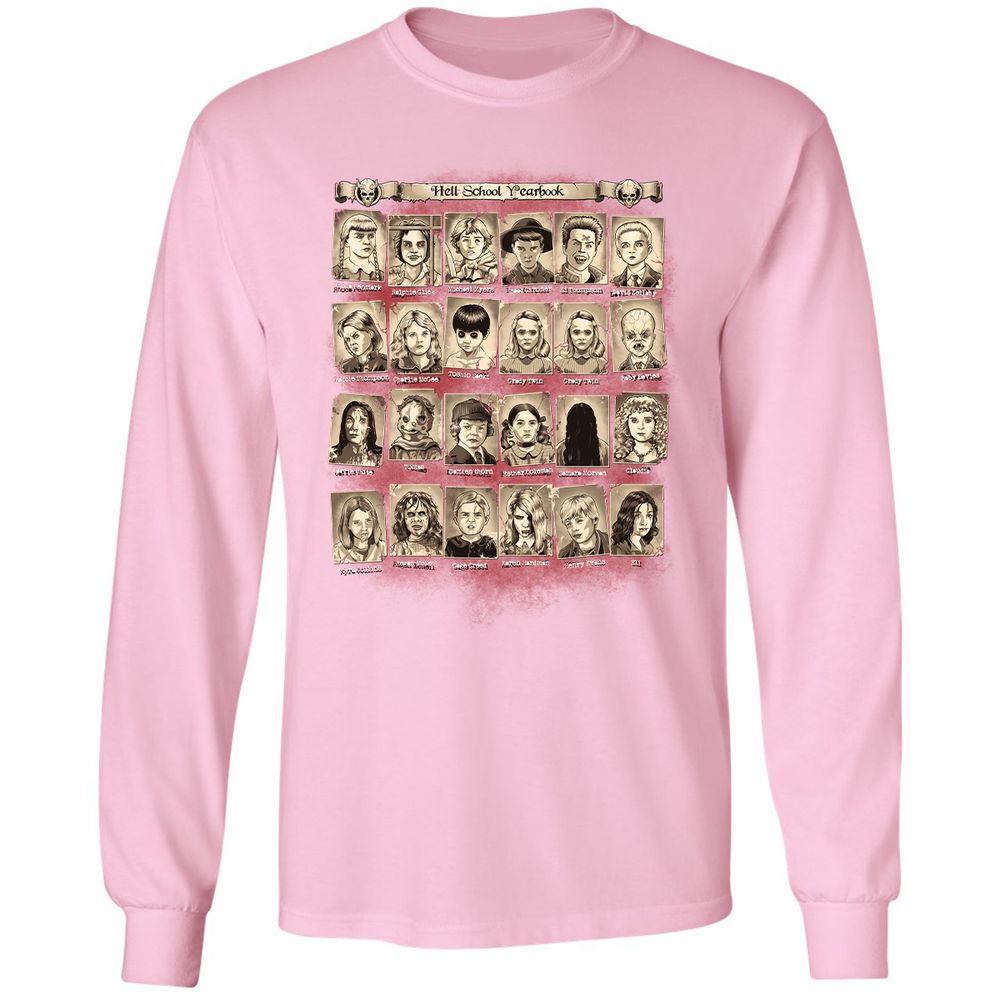 Long Sleeve T-Shirt - EU75B9UR - Light Pink - 3