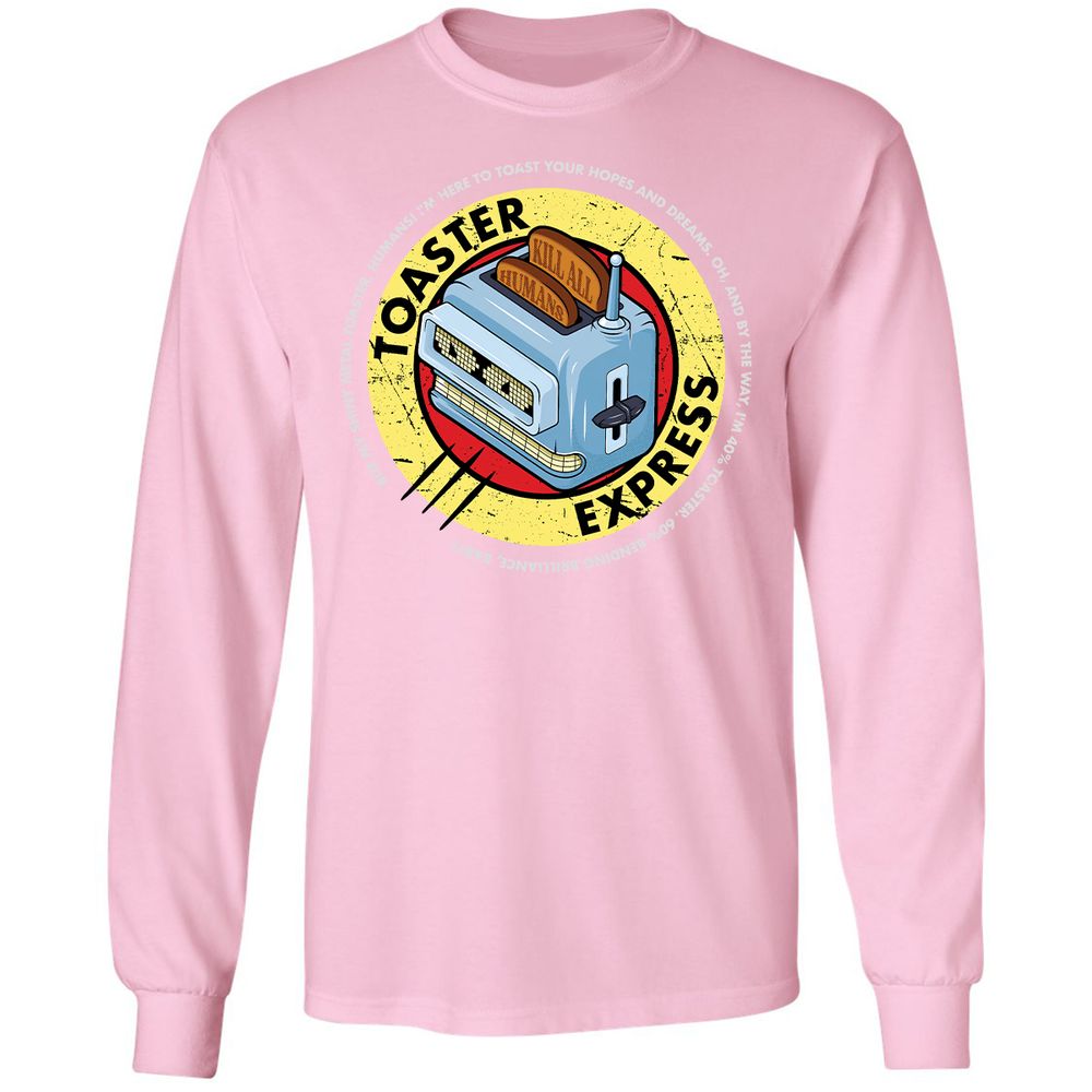 Long Sleeve T-Shirt - UPWF6Y5M - Light Pink - 3