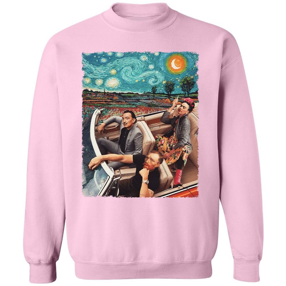 Classic Unisex Sweatshirt - W498J6TY - Light Pink - 3