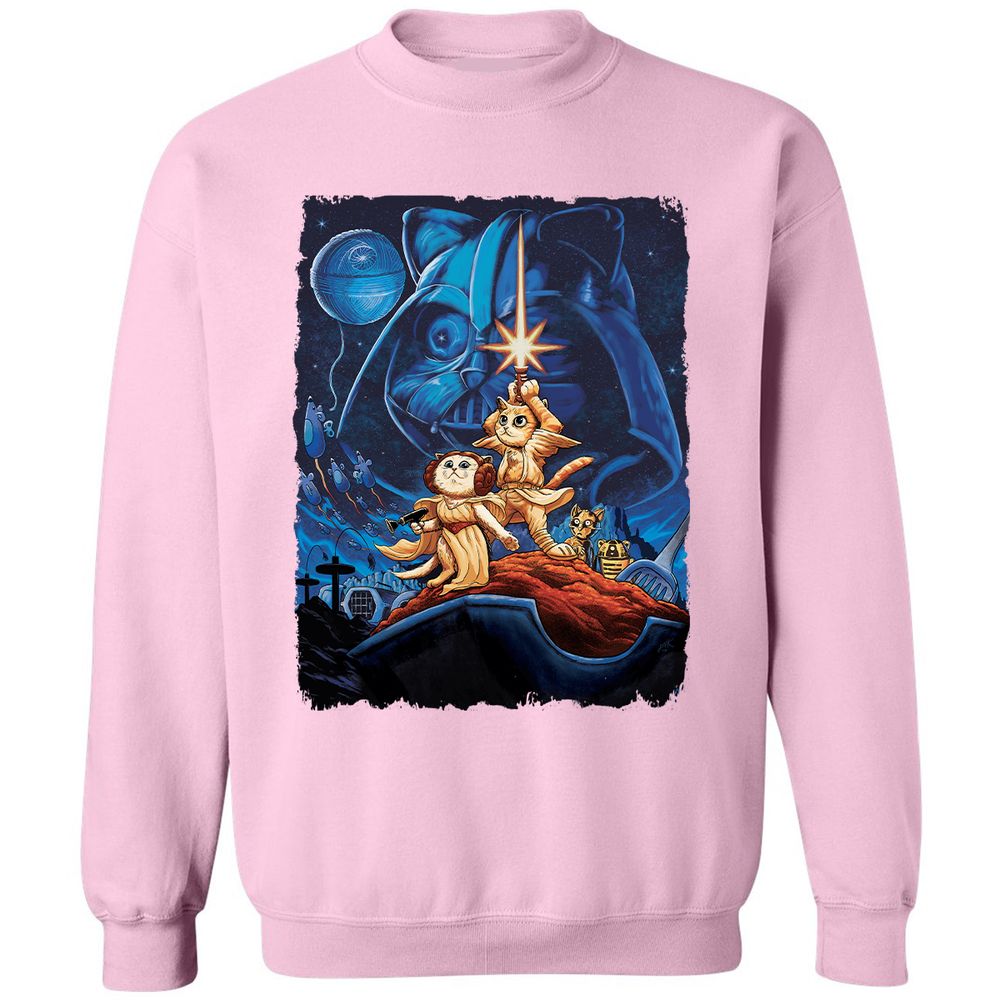 Classic Unisex Sweatshirt - M6EJG4DH - Light Pink - 3