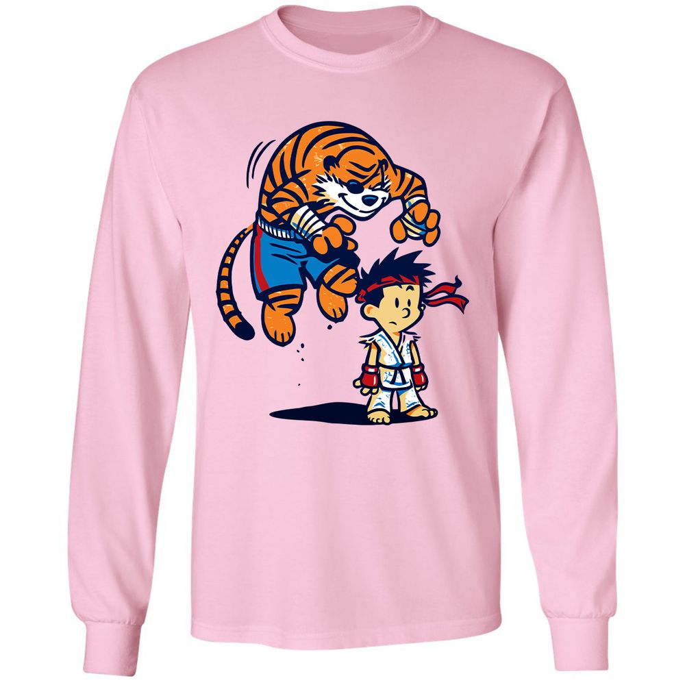 Long Sleeve T-Shirt - SWRT7JJV - Light Pink - 3