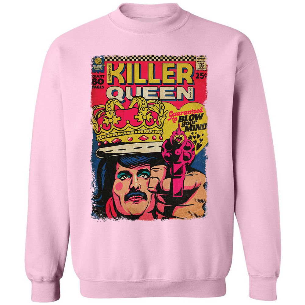 Classic Unisex Sweatshirt - GQV7V27Y - Light Pink - 3