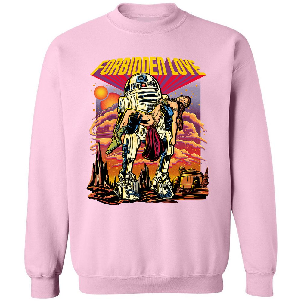 Classic Unisex Sweatshirt - H8X83FYV - Light Pink - 3