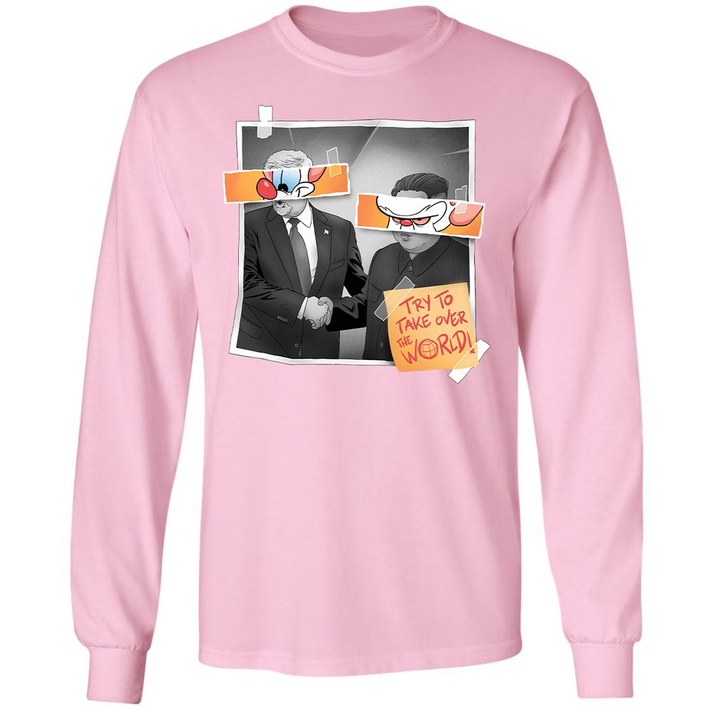 Long Sleeve T-Shirt - V184K7TK - Light Pink - 3