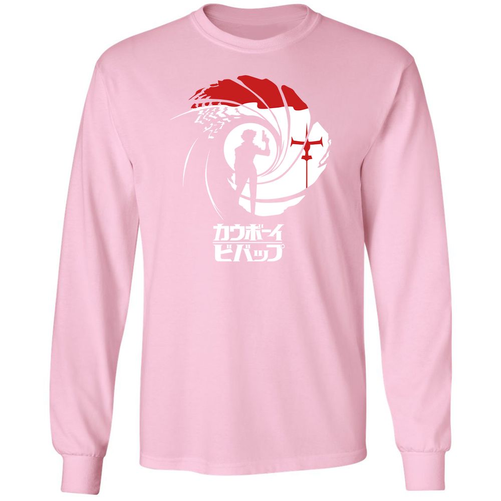 Long Sleeve T-Shirt - LCUDYUJ9 - Light Pink - 3