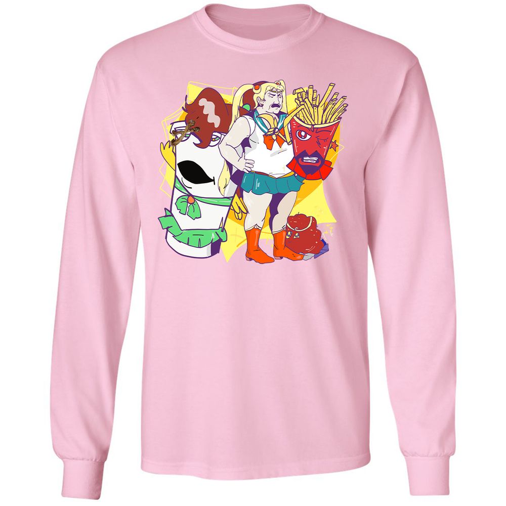 Long Sleeve T-Shirt - R7PDLHEU - Light Pink - 3