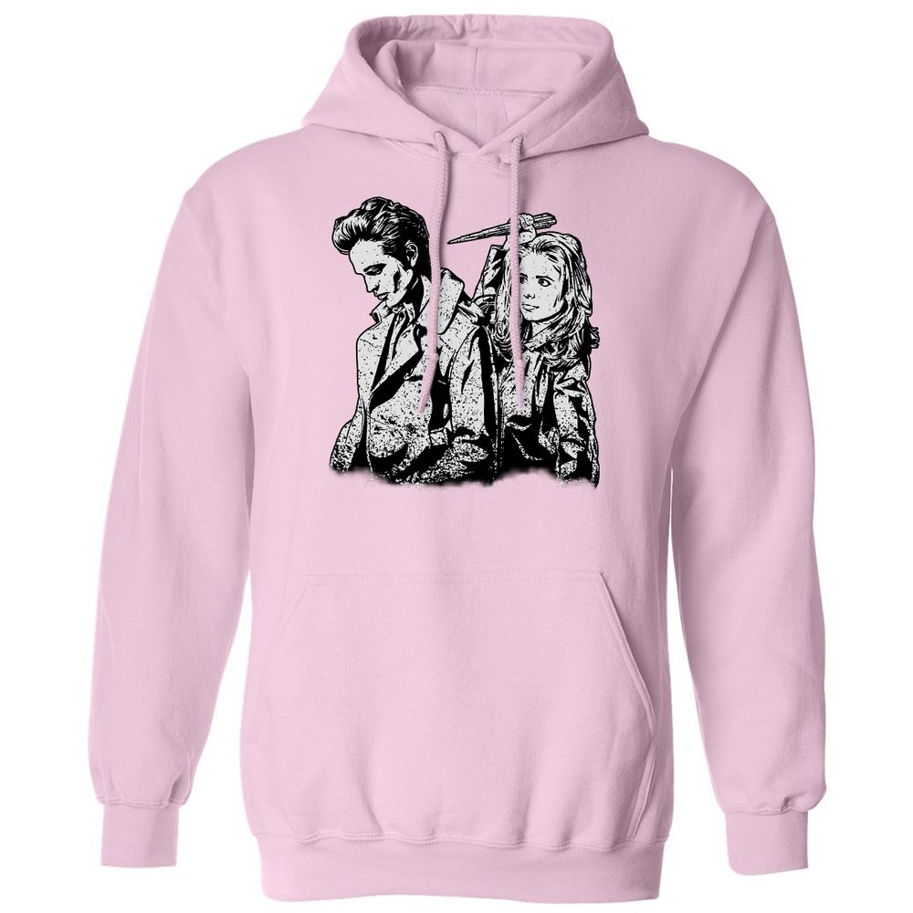 Classic Unisex Hoodie - ML1AKNJH - Light Pink - 3