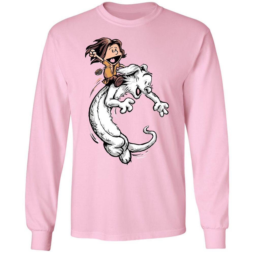 Long Sleeve T-Shirt - VL8L6VUH - Light Pink - 3