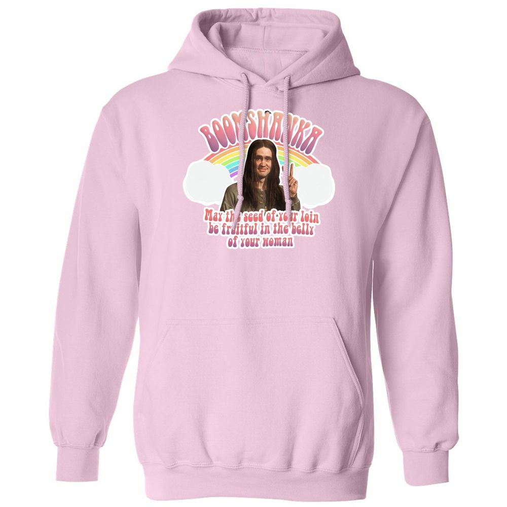 Classic Unisex Hoodie - DCT5VQXF - Light Pink - 3