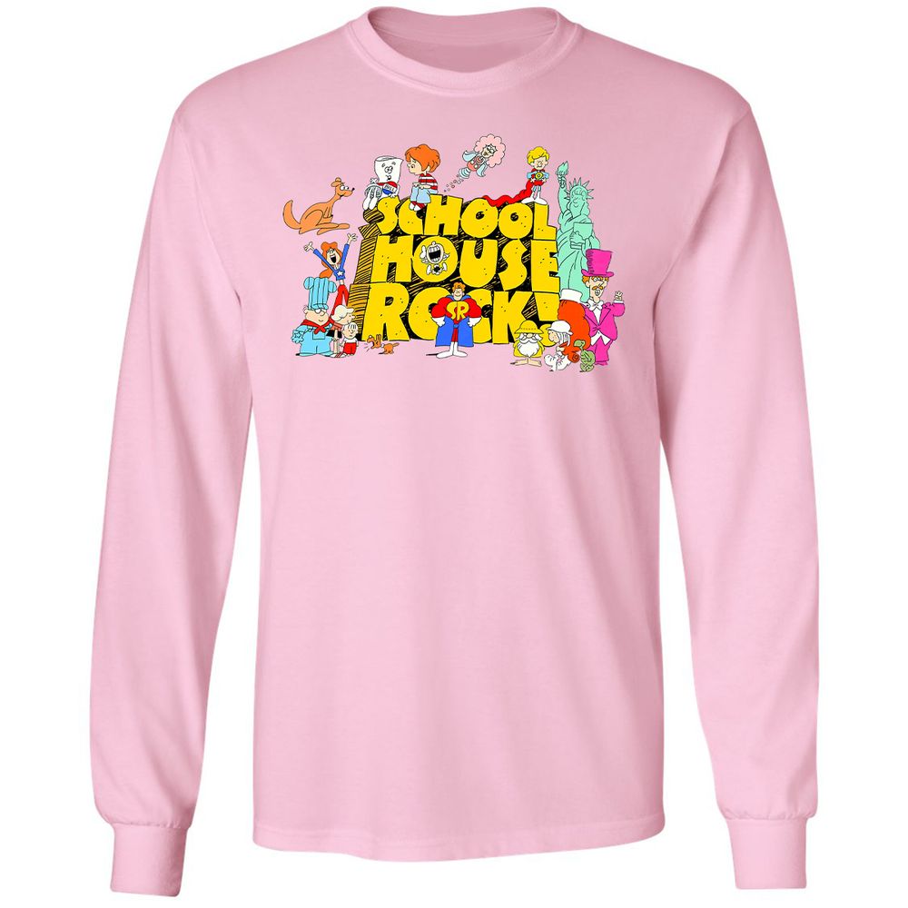 Long Sleeve T-Shirt - WR9LQ7H8 - Light Pink - 3