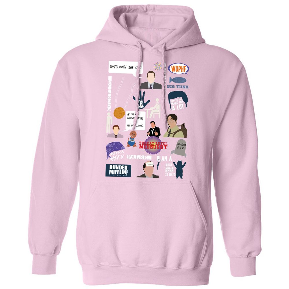 Classic Unisex Hoodie - JLFXA9AG - Light Pink - 3