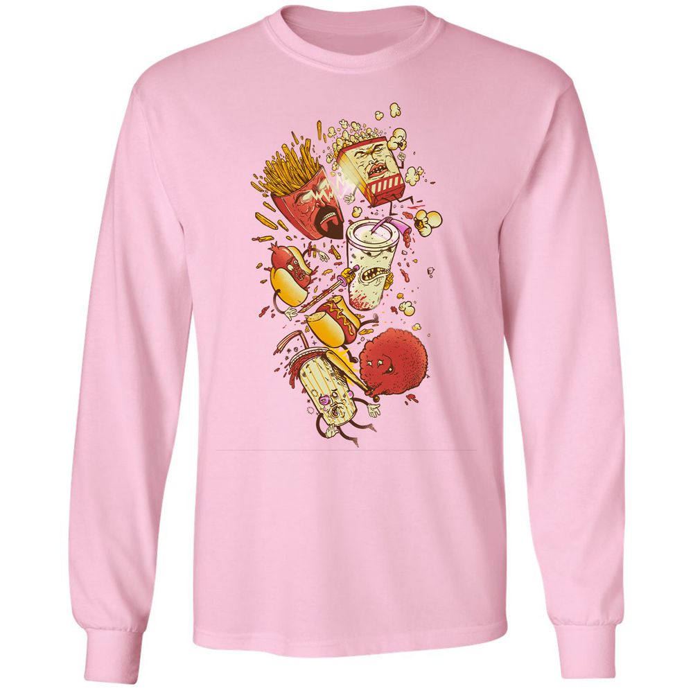 Long Sleeve T-Shirt - EK2KRGYX - Light Pink - 3