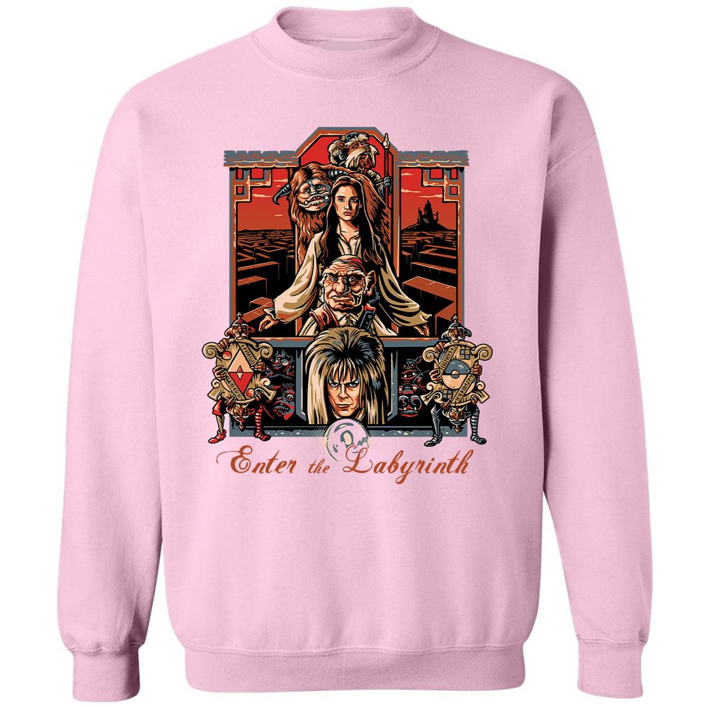 Classic Unisex Sweatshirt - TLQSRQA4 - Light Pink - 3