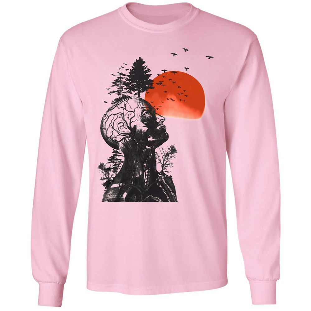 Long Sleeve T-Shirt - AY1LBZCS - Light Pink - 3