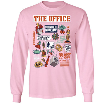 Long Sleeve T-Shirt - G45W1NKZ - Light Pink - 3