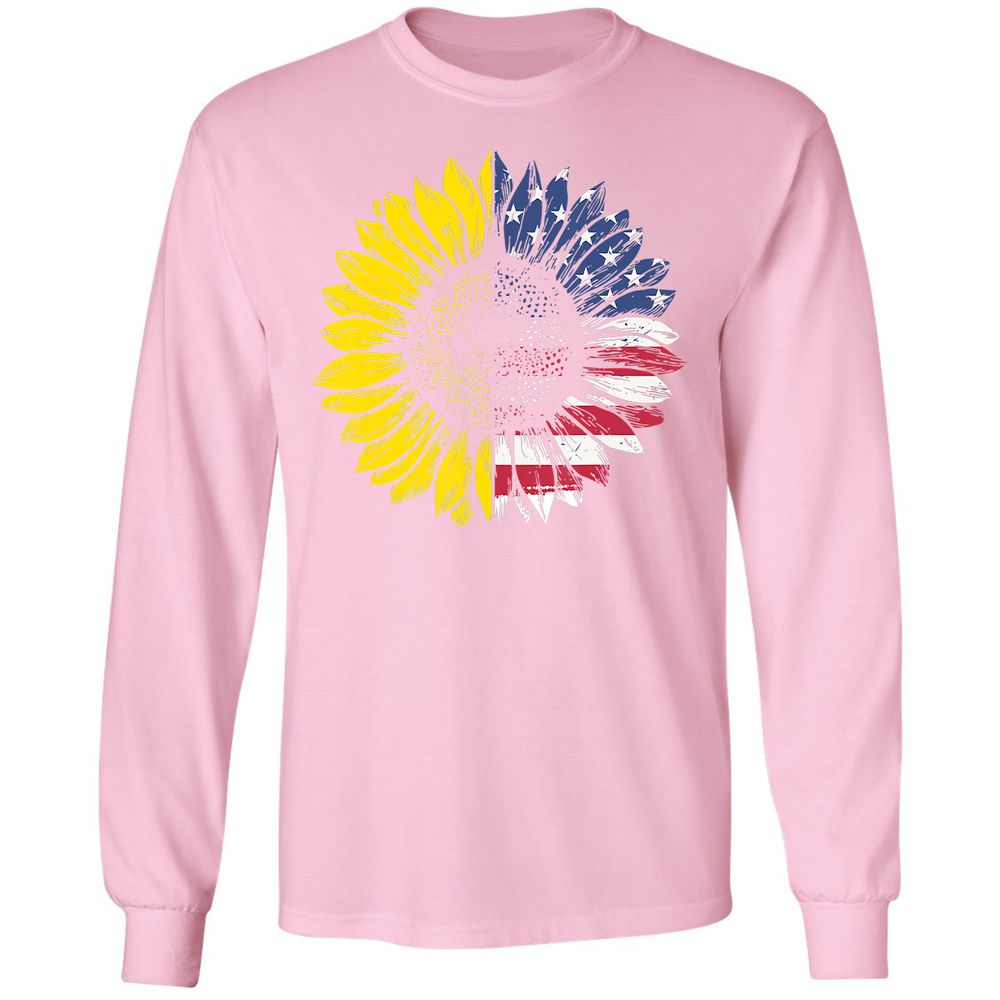 Long Sleeve T-Shirt - LNM599NQ - Light Pink - 3