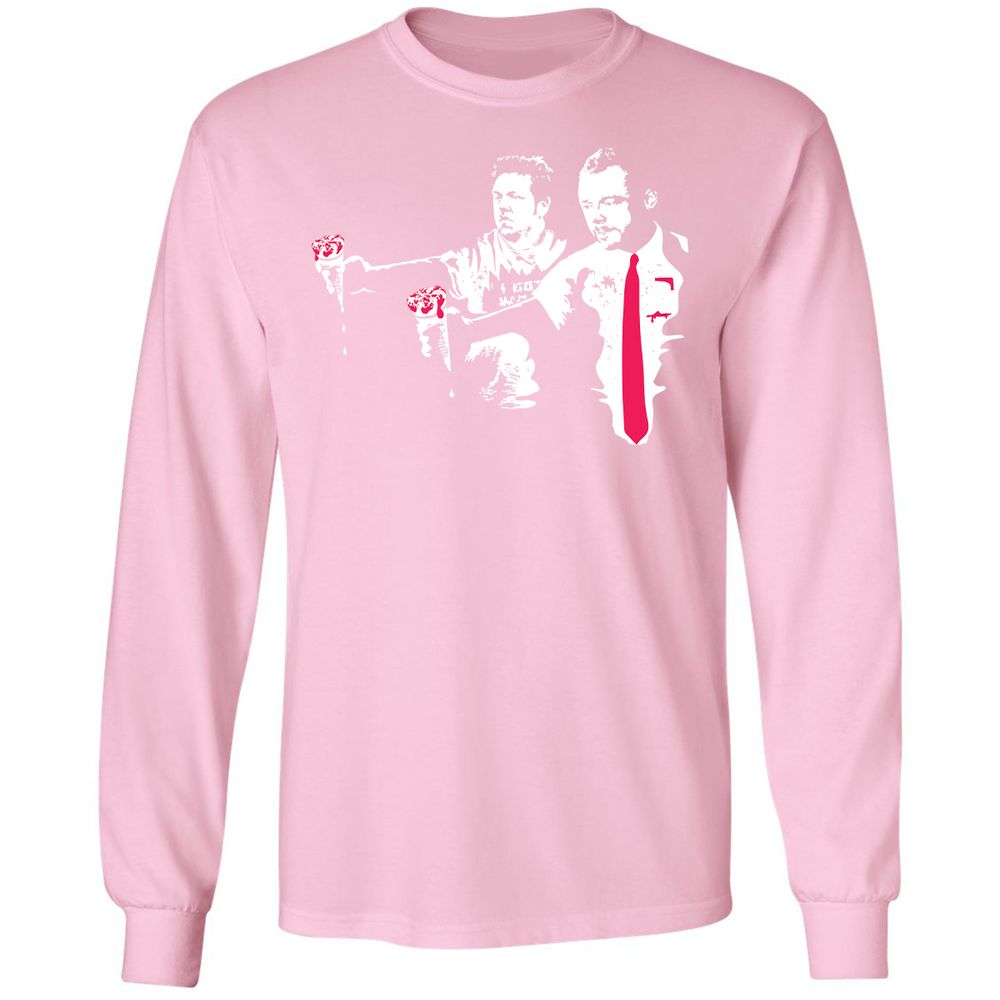 Long Sleeve T-Shirt - KSS7Y5CZ - Light Pink - 3