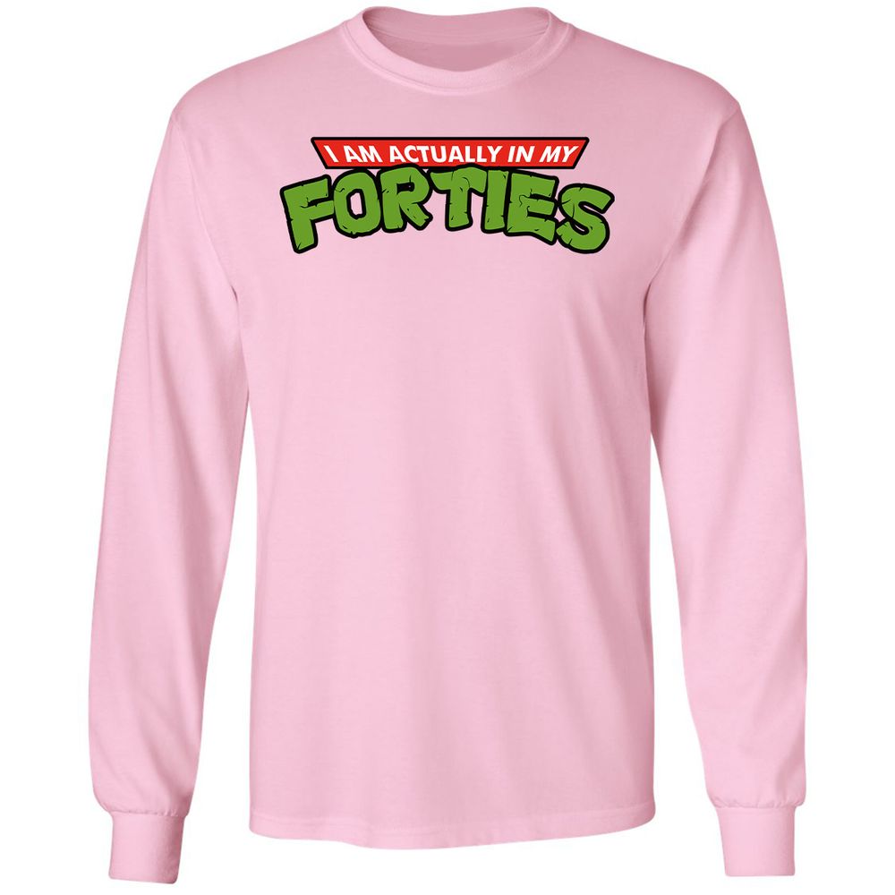 Long Sleeve T-Shirt - KTCX5ZYF - Light Pink - 3