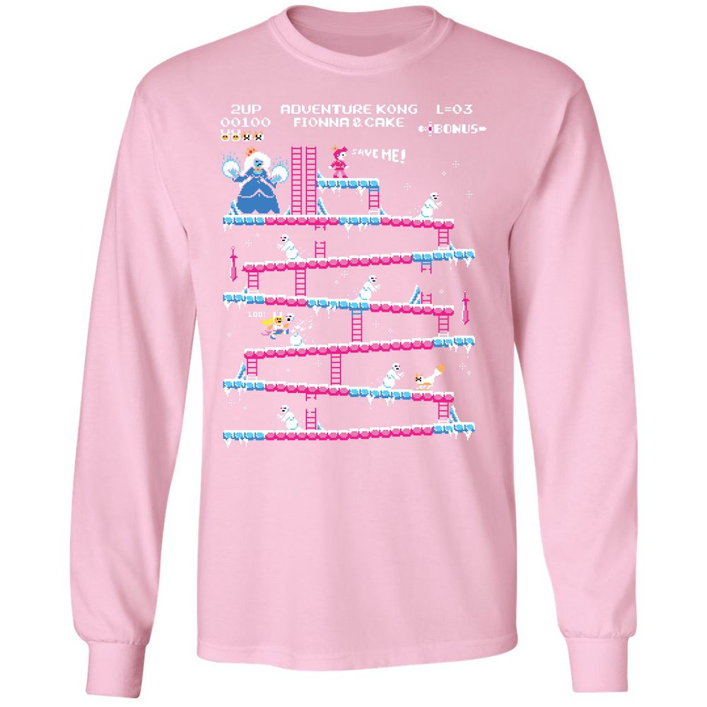 Long Sleeve T-Shirt - LR357T3T - Light Pink - 3