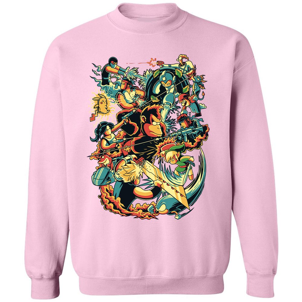 Classic Unisex Sweatshirt - PURNQTF7 - Light Pink - 3