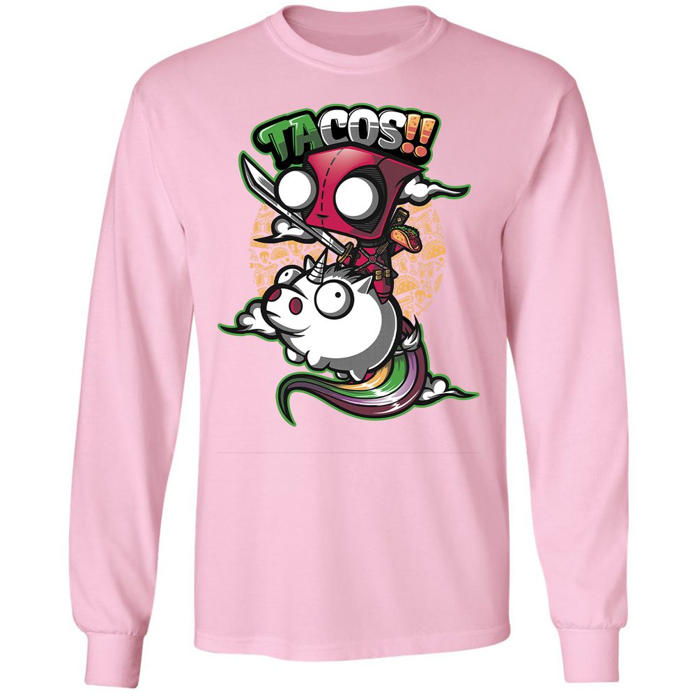 Long Sleeve T-Shirt - 1MUD555F - Light Pink - 3